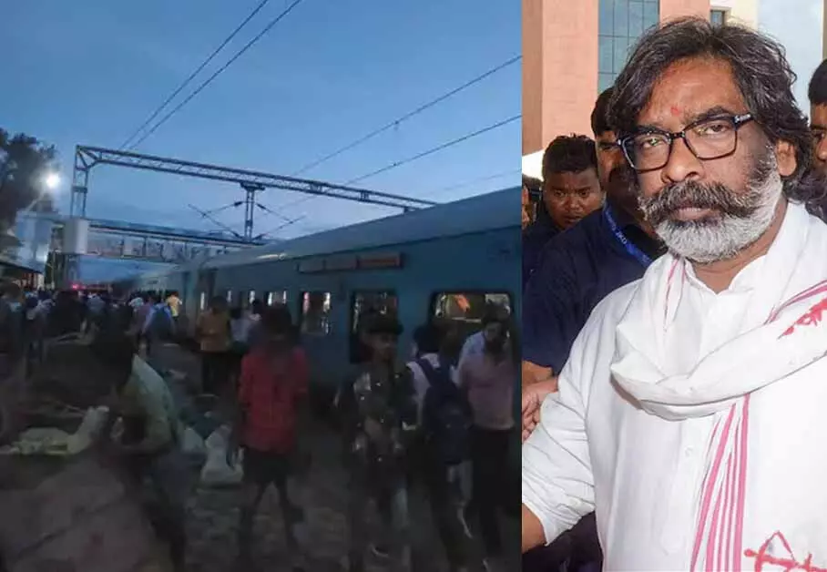 Train Accident: एक और ट्रेन एक्सीडेंट, एक्सप्रेस के कोच पटरी से उतरे, कई ट्रेनों को रोका गया, यात्री बस से कर रहे आगे का सफर, मुख्यमंत्री हेमंत सोरेन ने...