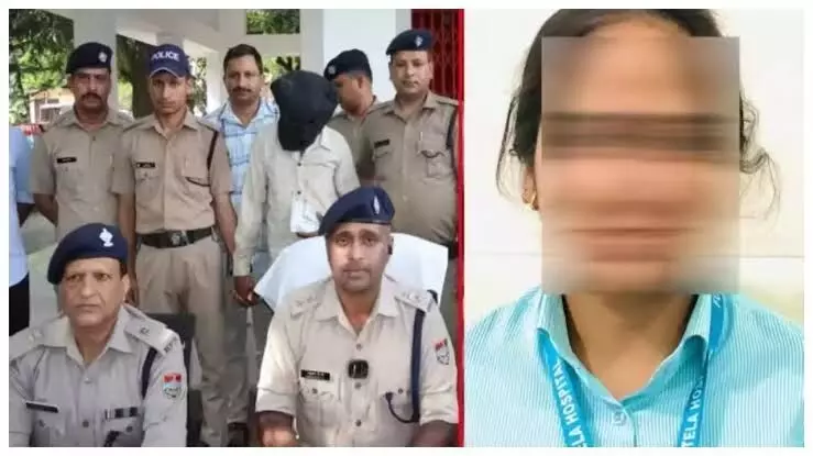 crime with Nurse  : ड्यूटी से घर जा रही नर्स को झाड़ियों में घसीटा, दुष्कर्म के बाद  लूटपाट की, फिर गला घोंट कर दी....