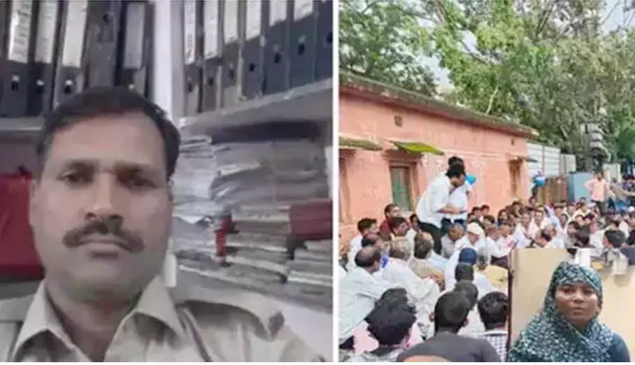 कौन दिलायेगा हवलदार बाबूलाल को इंसाफ ? पुलिस चौकी में जान देने वाले बाबूलाल का चार दिन बाद भी नहीं हो सका पोस्टमार्टम