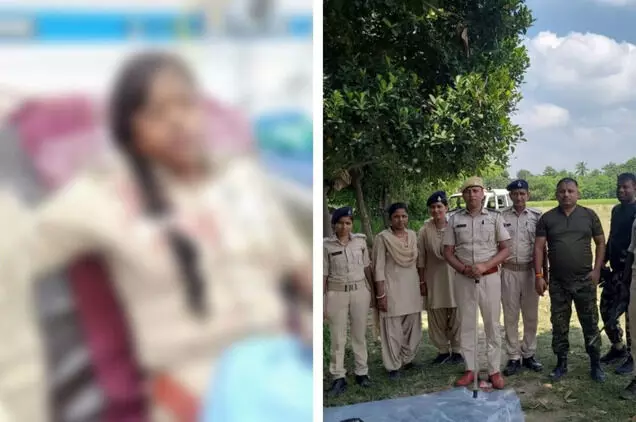 महिला सब इंस्पेक्टर को मारा तीर: अवैध कब्जा हटाने गयी पुलिस टीम पर हमला, कई पुलिसकर्मी घायल, महिला सब इंस्पेक्टर के सर पर मारा तीर