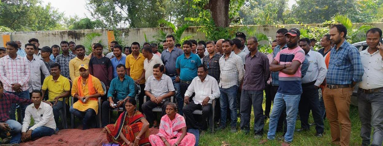 विस्थापित प्रभावित संघर्ष मोर्चा की दो टूक...जल्द स्थानीय लोगों को रोजगार दे पीवीयूएनएल