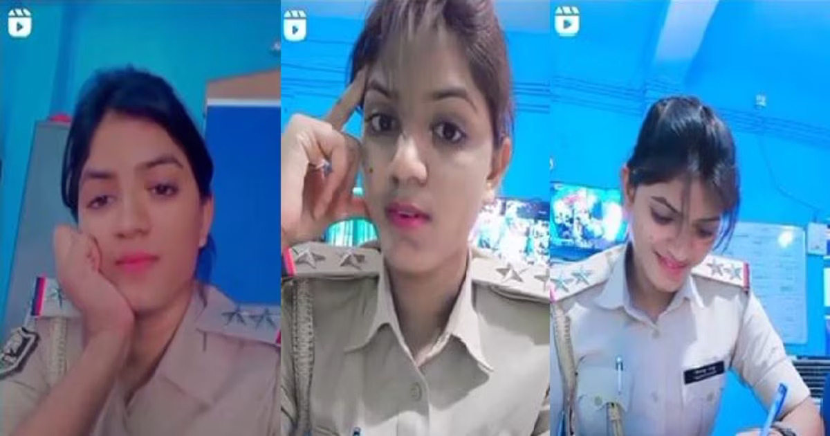 महिला दारोगा फेमस होने के चक्कर में फंसी: वर्दी में ऑन ड्यूटी Reels बनाने पर SSP ने दिया जांच के आदेश, महिला दारोगा के इंस्टा पर हैं लाखों फॉलोअर्स