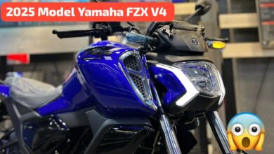 स्पोर्ट look में launch हुई धांसू फीचर्स और बेहतरीन इंजन वाली Yamaha FZS FI V4 bike