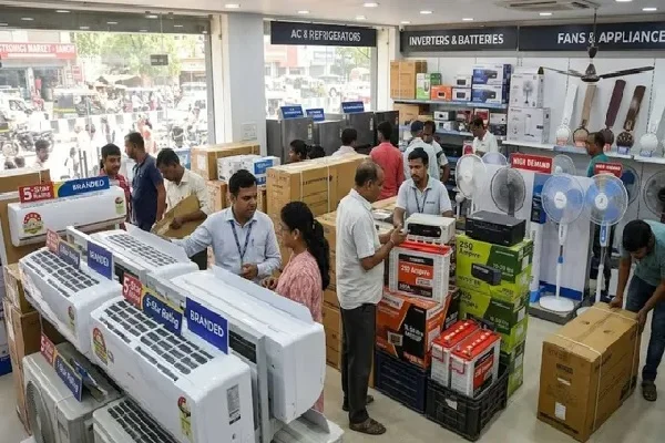 झारखंड : रांची में गर्मी और बिजली संकट का डबल असर...इलेक्ट्रॉनिक्स बाजार में उछाल...एसी से लेकर इनवर्टर तक बढ़ी भारी मांग
